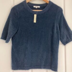 NYT Madewell Garland Sweater Tee in Navy - Medium